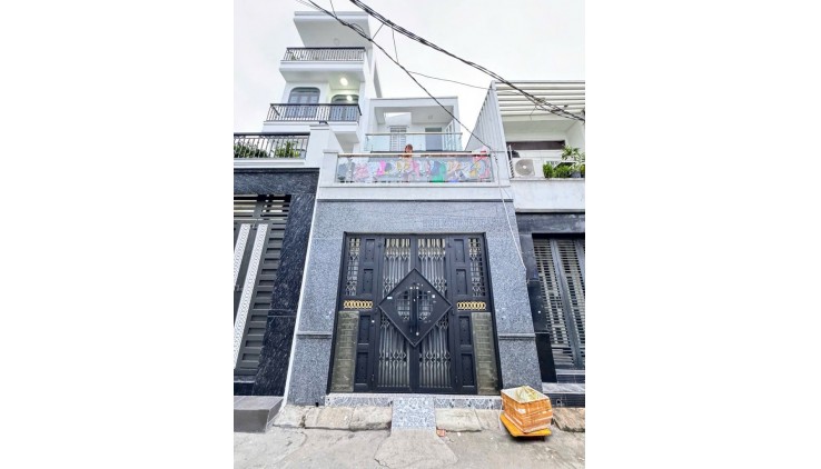 MẶT TIỀN KINH DOANH NGAY GÒ XOÀI - LÔ TƯ - 52M2 - 3 TẦNG 4PN - GIÁ CHỈ 5.15 TỶ